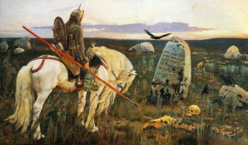 Viktor Vasnetsov A Knight at the Crossroads.